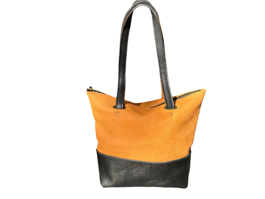 Corbi Two-Toned Tote Horween Leather